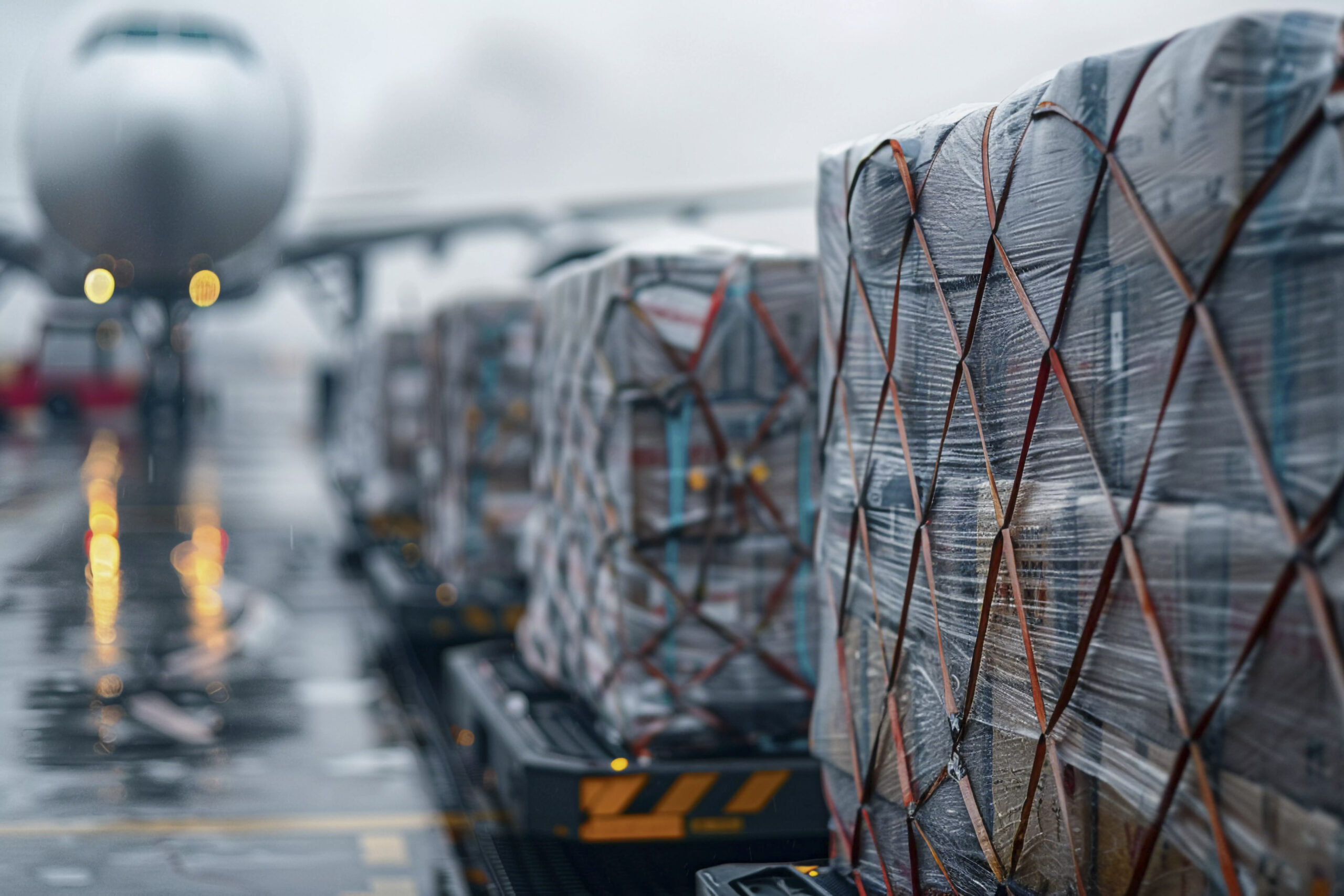 Os desafios por trás do transporte de cargas refrigeradas 1 Avião prestes a realizar o transporte internacional de cargas refrigeradas.